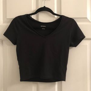 Black cropped Wild Fable shirt